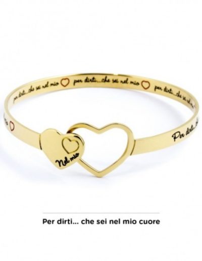 Marlù Donna - Bracciale "Nel mio Cuore" rigido